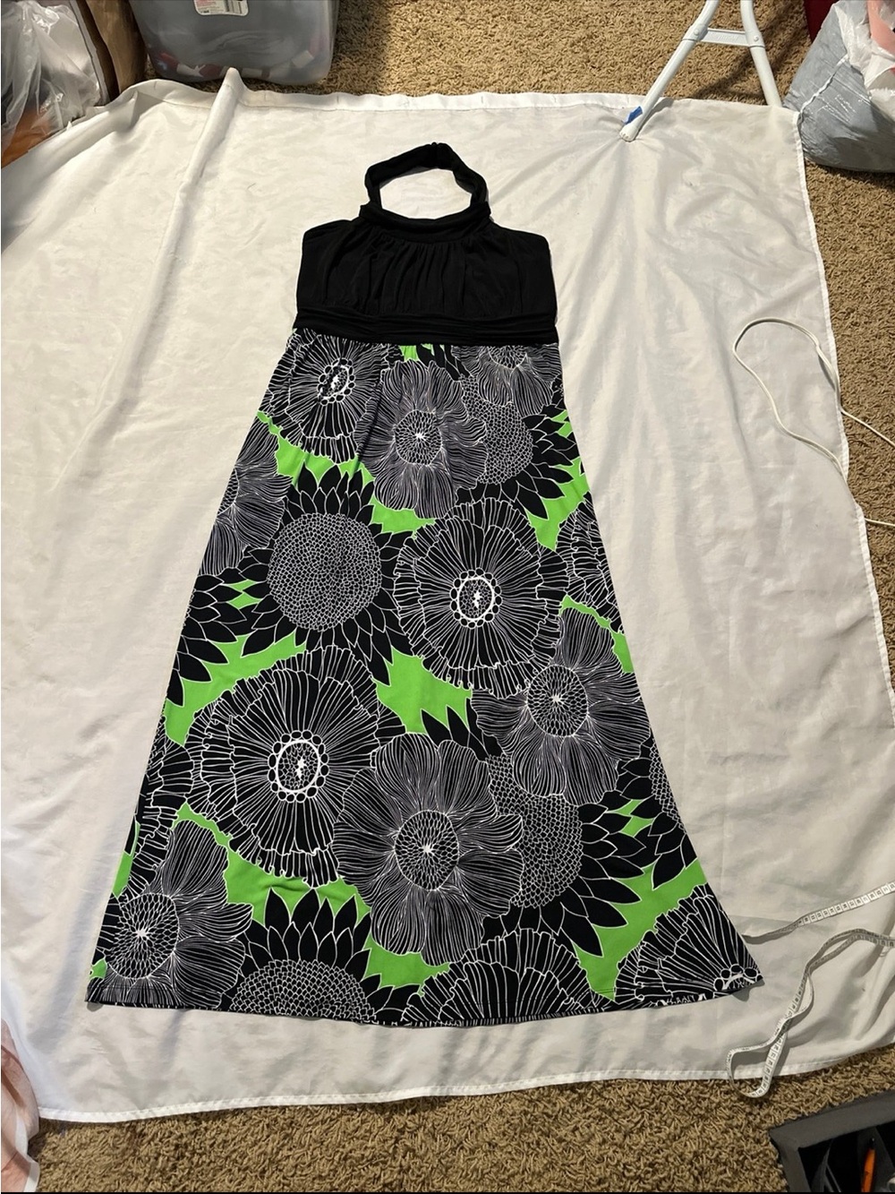 NWT Lane Bryant Floral Sleeveless Maxi Dress Sz 18/20